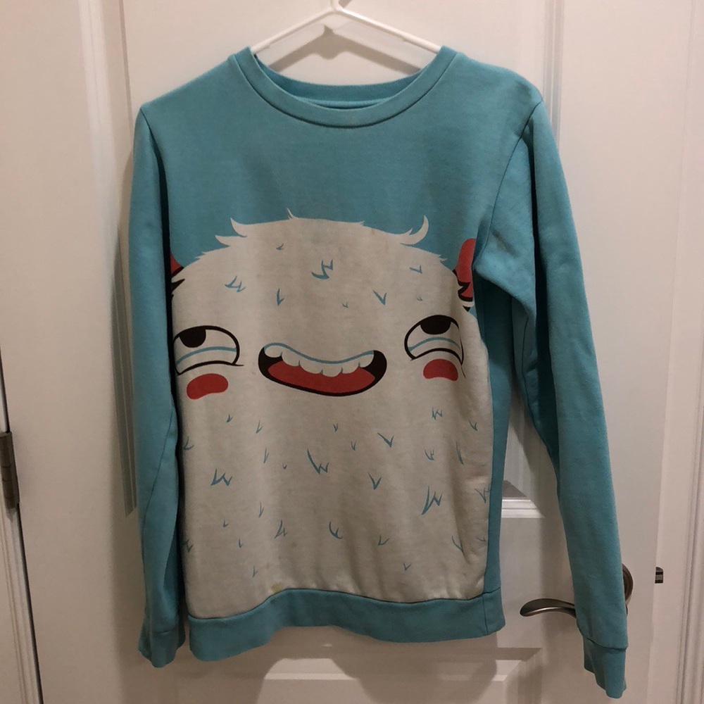Drop Dead Clothing Curious Crewneck Lightblue